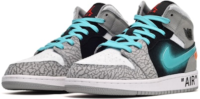 【カスタムシューズ】エア ジョーダン 1 ミッド SE 'グラデーション グレー ブラック ブルー オレンジ' DM1200-016(TeamE-男款橘色皮贴黑蓝灰) Lookbook 【カスタムシューズ】エア ジョーダン 1 ミッド SE 'グラデーション グレー ブラック ブルー オレンジ' DM1200-016(TeamE-男款橘色皮贴黑蓝灰)