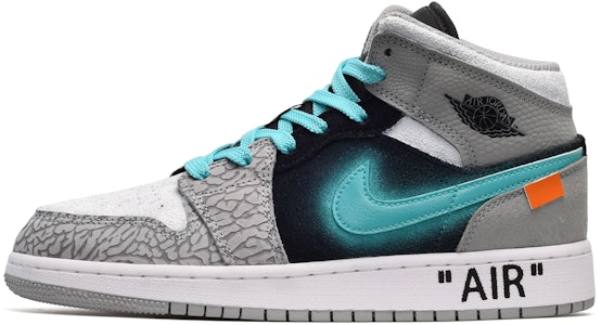 カスタムAJ1 Mid SE グラデ橙黒青 DM6216-016(TeamE-女款橘色皮贴黑蓝灰) Buy カスタムAJ1 Mid SE グラデ橙黒青 DM6216-016(TeamE-女款橘色皮贴黑蓝灰)