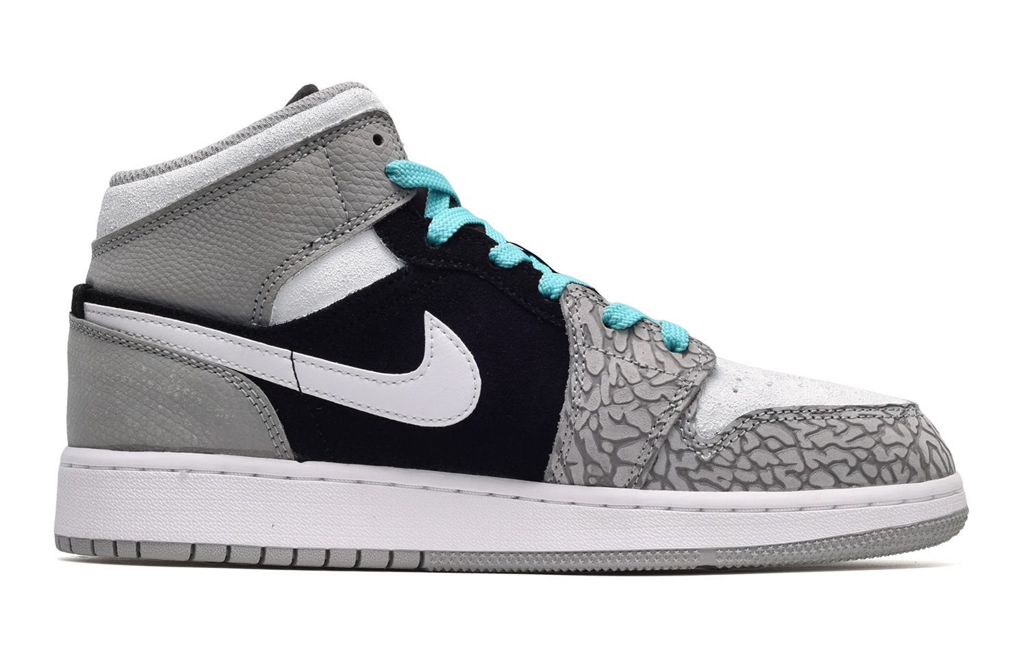 Order カスタムAJ1 Mid SE グラデ橙黒青 DM6216-016(TeamE-女款橘色皮贴黑蓝灰)