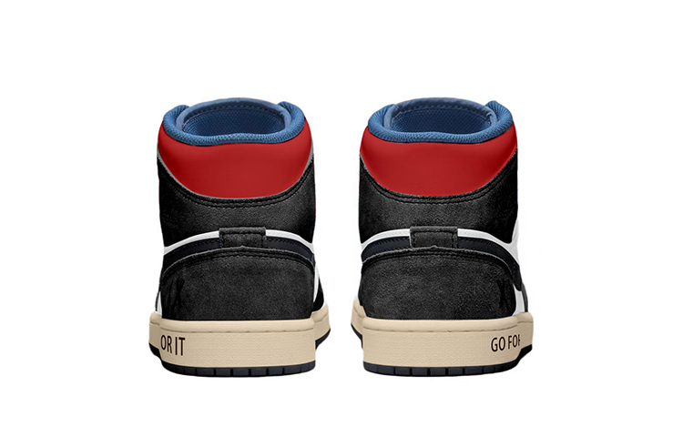 Shop カスタムAJ1ミッドSE「グラフィティ黒白赤」 DN3706-401(TeamY-男款复古黑白红)