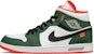 에어 조던 1 미드 SE '녹색/흰색' (커스텀) DM3531-800(TeamA-AJ高街白绿S-BOX)