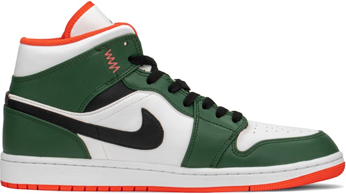 【定製球鞋】 Jordan Air Jordan 1 Mid SE 禮盒 高街 復古 中幫 復古籃球鞋 男款 綠白 Order 【定製球鞋】 Jordan Air Jordan 1 Mid SE 禮盒 高街 復古 中幫 復古籃球鞋 男款 綠白