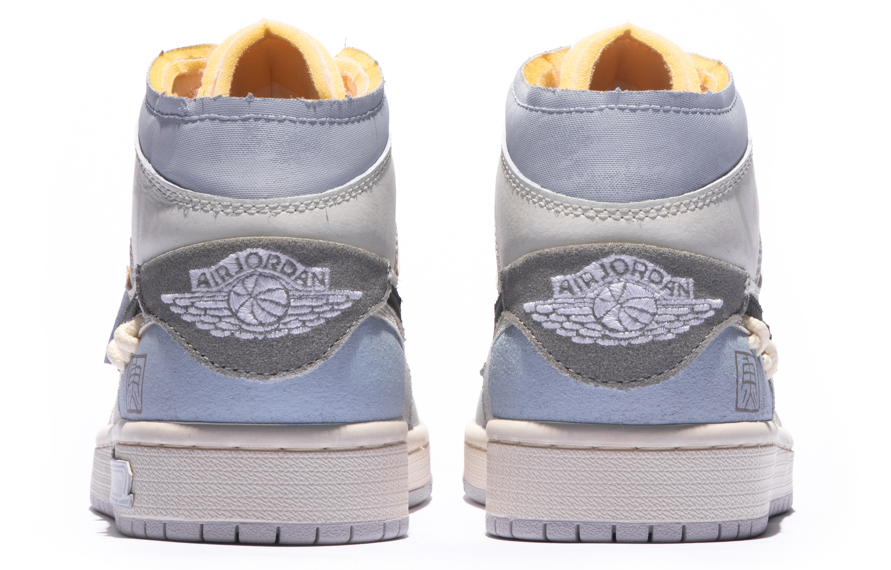 Purchase [Zapatillas Personalizadas] Air Jordan 1 Mid SE 'Gris Azul' DQ3726-100(TeamM-女款清风烟雨S-BOX)
