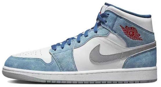 Jordan 1 Mid SE Gris Blanco Azul Cruz Gótica
``` DN3706-401(TeamE-男款十字架灰白蓝BOX) Sizing Jordan 1 Mid SE Gris Blanco Azul Cruz Gótica
``` DN3706-401(TeamE-男款十字架灰白蓝BOX)