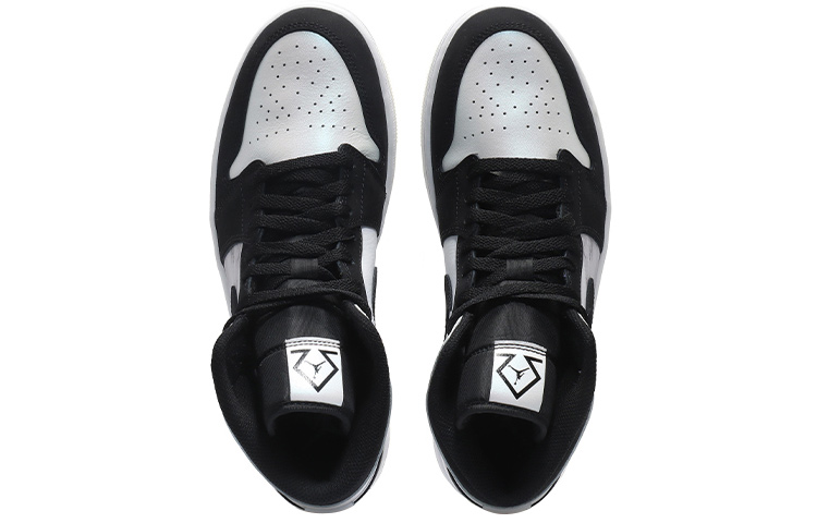 Shop 에어 조던 1 미드 SE '잉크 워시' (블랙/화이트) DH6933-100(Team10--AJ虎山行男黑白QD)