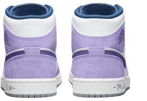 【訂製球鞋】Jordan Air Jordan 1 Mid SE 潮流水洗 薰衣草 復古告白 中幫 復古籃球鞋 男款 紫白 Shop 【訂製球鞋】Jordan Air Jordan 1 Mid SE 潮流水洗 薰衣草 復古告白 中幫 復古籃球鞋 男款 紫白