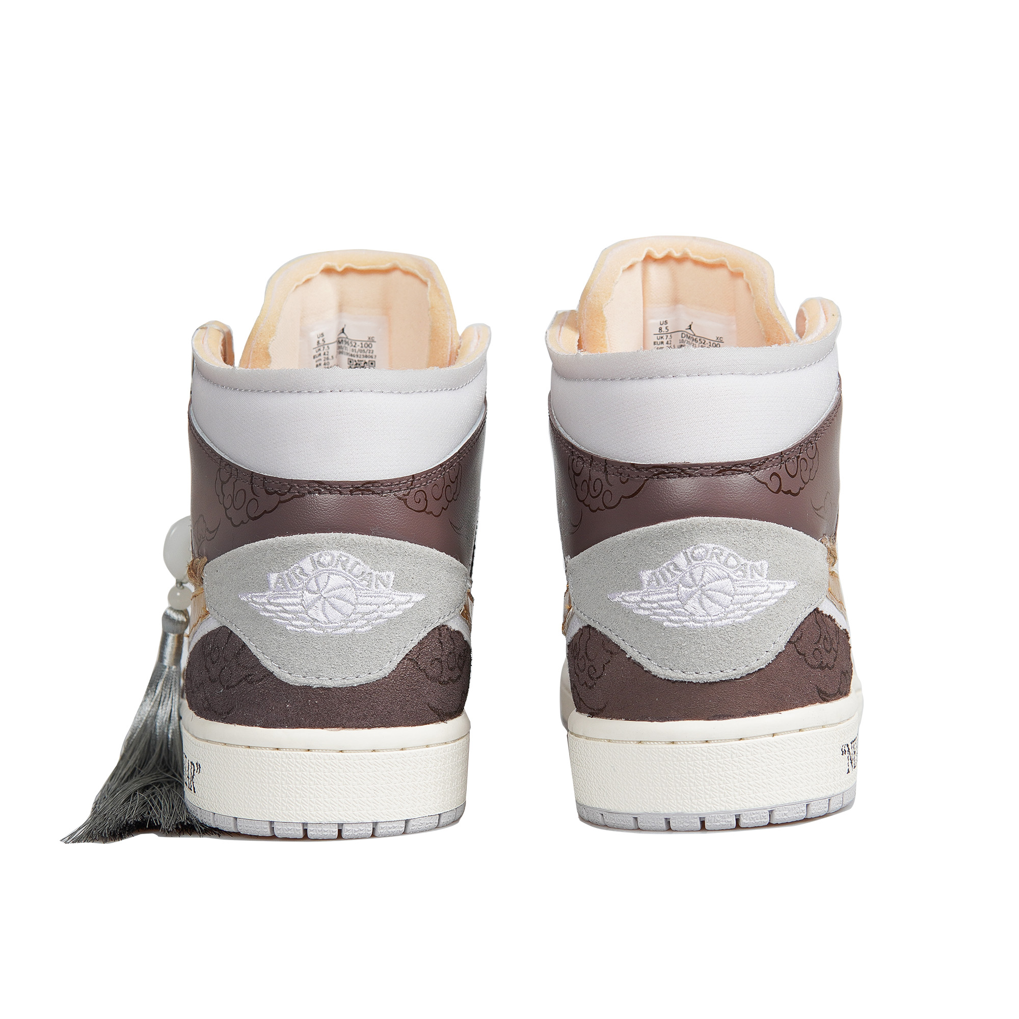 Shop 에어 조던 1 미드 SE '모카 클라우드' (커스텀) DM9652-100(TeamP-兔年摩卡色祥云）