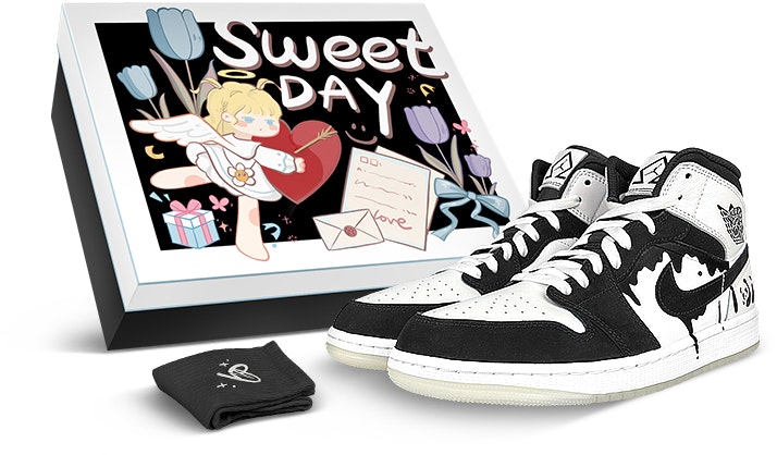 custom-shoes-air-jordan-1-mid-se-panda-laser