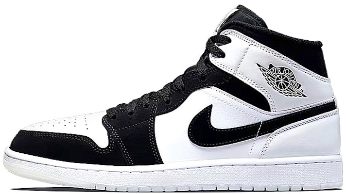 【定制鞋款】Air Jordan 1 Mid SE '熊猫镭射' DH6933-100(Team叁-男流淌熊猫BOX) 5