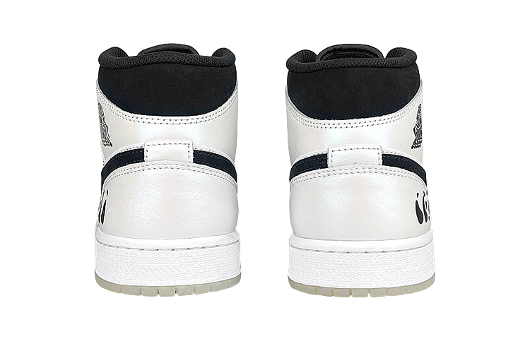 Sizing [Sepatu Custom] Air Jordan 1 Mid SE 'Panda Laser' DH6933-100(Team叁-男流淌熊猫BOX)