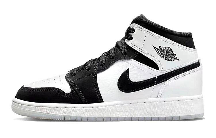 Cheap [Zapatillas Personalizadas] Air Jordan 1 Mid SE 'Panda Laser' DN4321-100(Team叁-女流淌熊猫BOX)