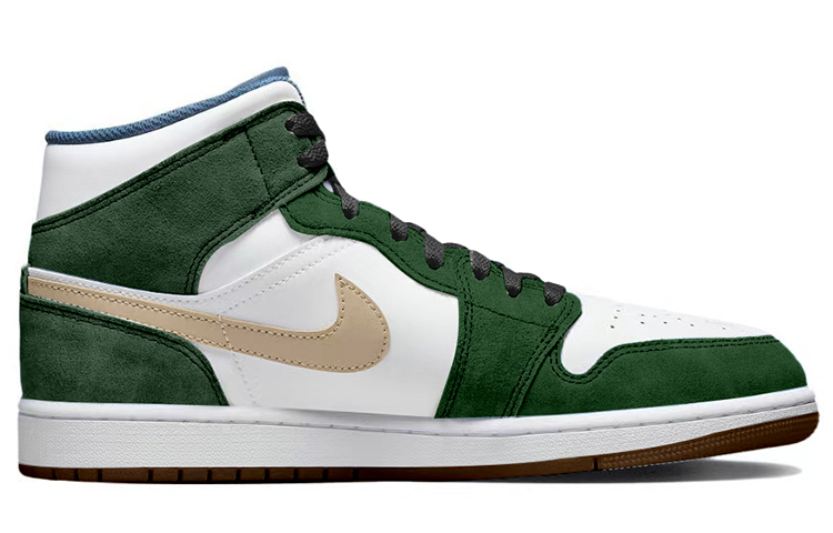 Order [定制鞋款] Air Jordan 1 Mid SE '锈绿森林' DN3706-401(TeamY-男款复古绿光森林绿棕)