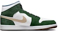 Order 커스텀 에어 조던 1 미드 '녹색 숲' (Keoseutom Eeo Jodeon 1 Mideu 'Noksek Sup') DN3706-401(TeamY-男款复古绿光森林绿棕)
