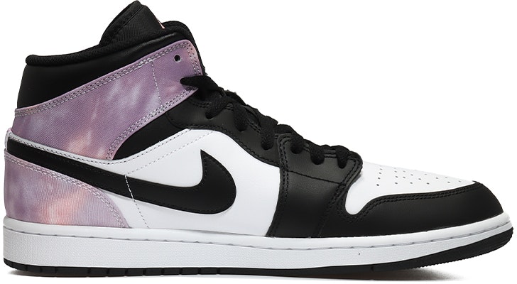 【定制球鞋】Jordan Air Jordan 1 Mid SE 桃子氣泡 白桃味 潮流青春 扎染 中幫 復古籃球鞋 男款 黑白粉 Order 【定制球鞋】Jordan Air Jordan 1 Mid SE 桃子氣泡 白桃味 潮流青春 扎染 中幫 復古籃球鞋 男款 黑白粉