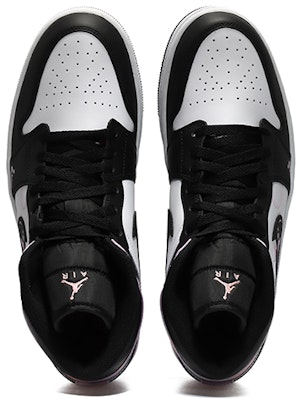 【定制球鞋】Jordan Air Jordan 1 Mid SE 桃子氣泡 白桃味 潮流青春 扎染 中幫 復古籃球鞋 男款 黑白粉 Shop 【定制球鞋】Jordan Air Jordan 1 Mid SE 桃子氣泡 白桃味 潮流青春 扎染 中幫 復古籃球鞋 男款 黑白粉