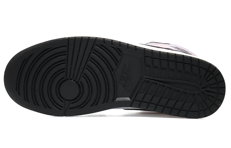 Details for 【定制球鞋】Jordan Air Jordan 1 Mid SE 桃子氣泡 白桃味 潮流青春 扎染 中幫 復古籃球鞋 男款 黑白粉