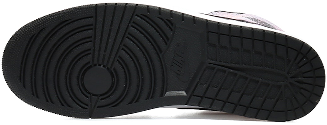 【定制球鞋】Jordan Air Jordan 1 Mid SE 桃子氣泡 白桃味 潮流青春 扎染 中幫 復古籃球鞋 男款 黑白粉 Details for 【定制球鞋】Jordan Air Jordan 1 Mid SE 桃子氣泡 白桃味 潮流青春 扎染 中幫 復古籃球鞋 男款 黑白粉