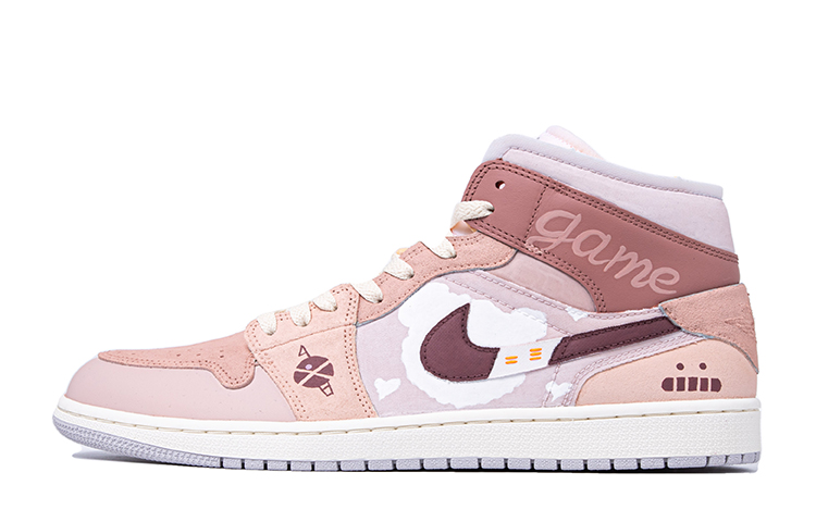 Buy 【定制鞋款】Air Jordan 1 Mid SE '粉白梦幻熊' DM9652-100(TeamM-男款梦幻小熊)