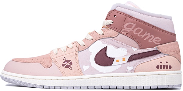 에어 조던 1 미드 SE '핑크 화이트 드림 베어' (커스텀) DM9652-100(TeamM-男款梦幻小熊) Buy 에어 조던 1 미드 SE '핑크 화이트 드림 베어' (커스텀) DM9652-100(TeamM-男款梦幻小熊)