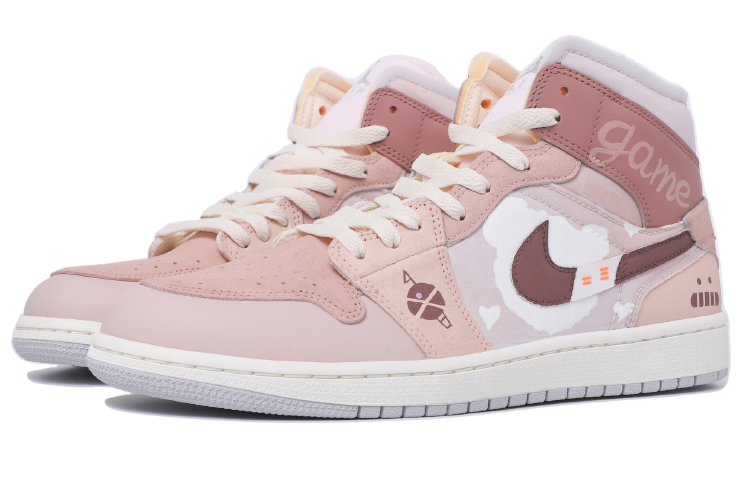 Lookbook 【定制鞋款】Air Jordan 1 Mid SE '粉白梦幻熊' DM9652-100(TeamM-男款梦幻小熊)