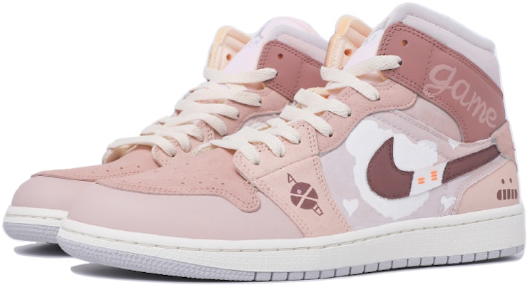에어 조던 1 미드 SE '핑크 화이트 드림 베어' (커스텀) DM9652-100(TeamM-男款梦幻小熊) Lookbook 에어 조던 1 미드 SE '핑크 화이트 드림 베어' (커스텀) DM9652-100(TeamM-男款梦幻小熊)