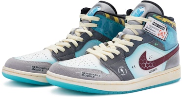 Jordan 1 Mid SE "Ready Player - Azul Gris Rojo" FB1870-161(TeamR-男款头号玩家) Lookbook Jordan 1 Mid SE "Ready Player - Azul Gris Rojo" FB1870-161(TeamR-男款头号玩家)