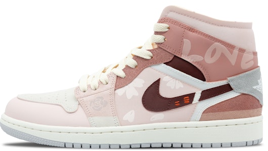 エアジョーダン1 MID SE "ローズレター" (カスタム) DM9652-100(Team7-男款玫瑰情书) Buy エアジョーダン1 MID SE "ローズレター" (カスタム) DM9652-100(Team7-男款玫瑰情书)