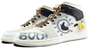 カスタム エア ジョーダン 1 MID SE "スマイリーサンブラウン" DM9652-100(Team40-男款给自己的笑脸咖啡) Lookbook カスタム エア ジョーダン 1 MID SE "スマイリーサンブラウン" DM9652-100(Team40-男款给自己的笑脸咖啡)