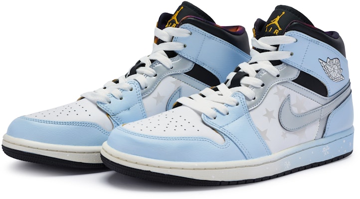 カスタムAJ1 Mid SE "雪銀河ブルーホワイト" DQ8417-071-485332 Lookbook カスタムAJ1 Mid SE "雪銀河ブルーホワイト" DQ8417-071-485332