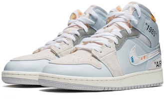 【定制鞋】Air Jordan 1 Mid SE 'UNC解构' DQ3726-100(TeamB-女款ow北卡蓝F-BOX) Lookbook 【定制鞋】Air Jordan 1 Mid SE 'UNC解构' DQ3726-100(TeamB-女款ow北卡蓝F-BOX)