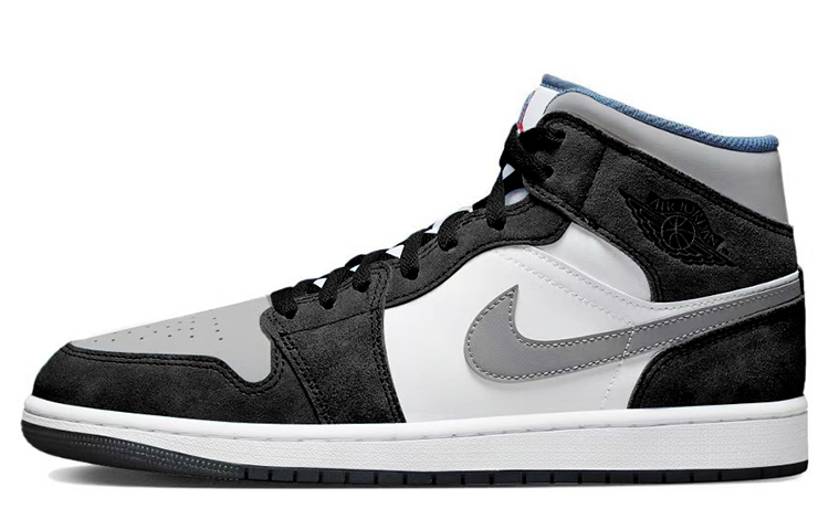 Buy カスタムAJ1ミッドSE「ウォッシュドヘイズグレー落書き」 DN3706-401(TeamY-男款极简工业黑白)