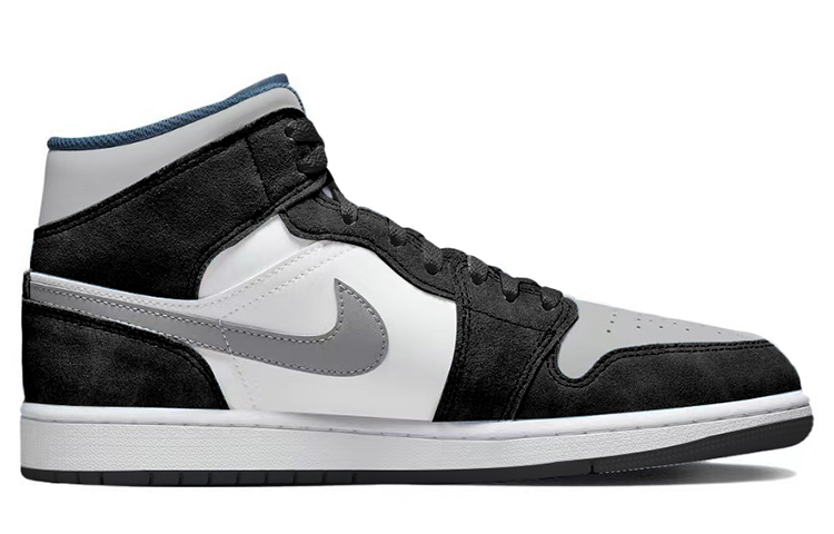 Order カスタムAJ1ミッドSE「ウォッシュドヘイズグレー落書き」 DN3706-401(TeamY-男款极简工业黑白)