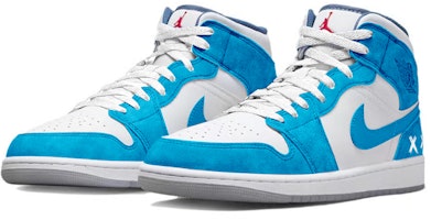 커스텀 에어 조던 1 미드 SE '워시드 UNC 블루' DN3706-401(TeamY-男款冰河世纪北卡蓝) Lookbook 커스텀 에어 조던 1 미드 SE '워시드 UNC 블루' DN3706-401(TeamY-男款冰河世纪北卡蓝)