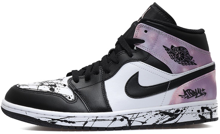 custom-shoes-air-jordan-1-mid-se-zen-master-splatter