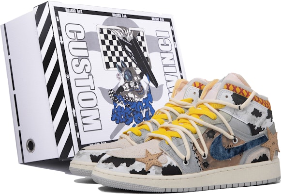 【カスタムシューズ】エアジョーダン1 MID SE クラフト「ブルー&ブラウン」 DQ3726-100(TeamM-女款冬日觅境S-BOX) Buy 【カスタムシューズ】エアジョーダン1 MID SE クラフト「ブルー&ブラウン」 DQ3726-100(TeamM-女款冬日觅境S-BOX)