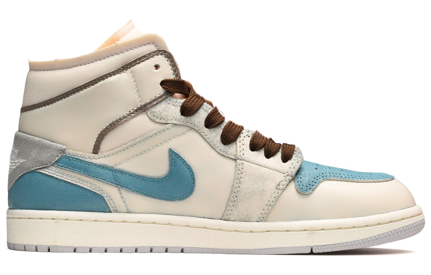 Order Jordan 1 Mid SE Craft Azul Nubes DM9652-100(TeamE-男款云纹蓝白棕)