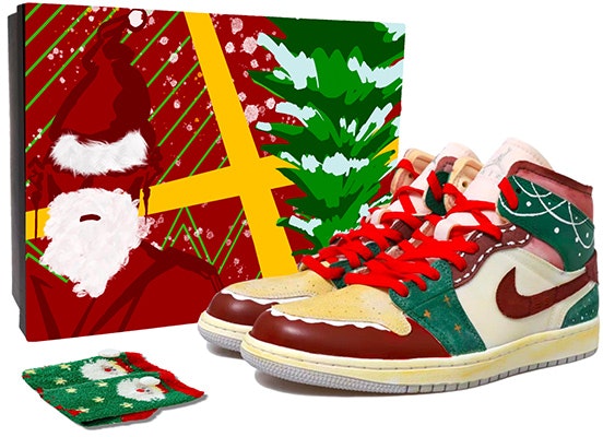【定制球鞋】 Jordan Air Jordan 1 Mid SE Craft OKHR 聖誕節 彩燈 做舊Vibe風 中幫 復古籃球鞋 GS 紅黃綠 Buy 【定制球鞋】 Jordan Air Jordan 1 Mid SE Craft OKHR 聖誕節 彩燈 做舊Vibe風 中幫 復古籃球鞋 GS 紅黃綠