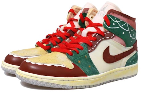 【カスタムシューズ】エアジョーダン1ミッドSEクラフト 'クリスマスライト' DM9652-100(Team拾玖-做旧圣诞男-BOX) Shop 【カスタムシューズ】エアジョーダン1ミッドSEクラフト 'クリスマスライト' DM9652-100(Team拾玖-做旧圣诞男-BOX)