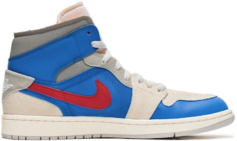 【定制球鞋】Jordan Air Jordan 1 Mid SE Craft 野鹤製造 兔年大白兔 CNY新年禮盒版 中幫 復古籃球鞋 男款 白藍 Order 【定制球鞋】Jordan Air Jordan 1 Mid SE Craft 野鹤製造 兔年大白兔 CNY新年禮盒版 中幫 復古籃球鞋 男款 白藍