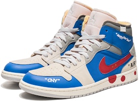 【定制球鞋】Jordan Air Jordan 1 Mid SE Craft 野鹤製造 兔年大白兔 CNY新年禮盒版 中幫 復古籃球鞋 男款 白藍 Lookbook 【定制球鞋】Jordan Air Jordan 1 Mid SE Craft 野鹤製造 兔年大白兔 CNY新年禮盒版 中幫 復古籃球鞋 男款 白藍