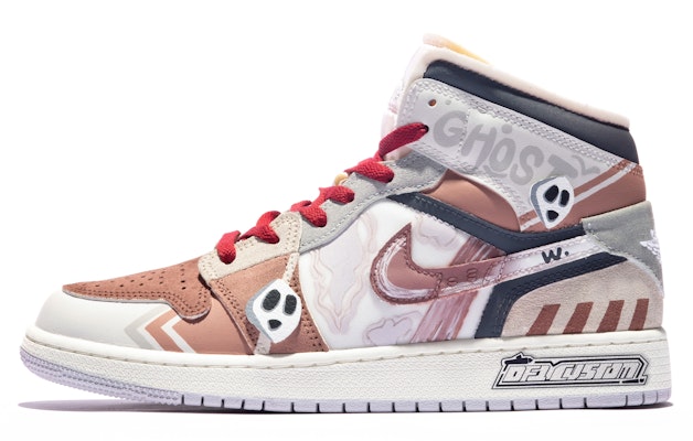 【定制鞋款】Air Jordan 1 Mid SE Craft '达芬奇幽灵涂鸦白红' DQ3726-100(TeamM-女款幽灵来袭S-BOX) Buy 【定制鞋款】Air Jordan 1 Mid SE Craft '达芬奇幽灵涂鸦白红' DQ3726-100(TeamM-女款幽灵来袭S-BOX)