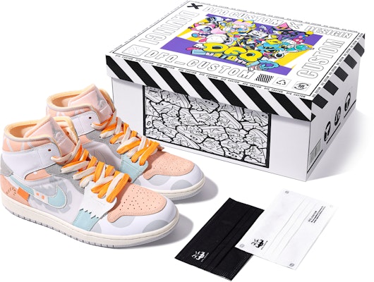 カスタムAJ1ミッドSE クラフト "ダヴィンチ青灰橙" DQ3726-100(TeamM-女款诞愿S-BOX) Buy カスタムAJ1ミッドSE クラフト "ダヴィンチ青灰橙" DQ3726-100(TeamM-女款诞愿S-BOX)