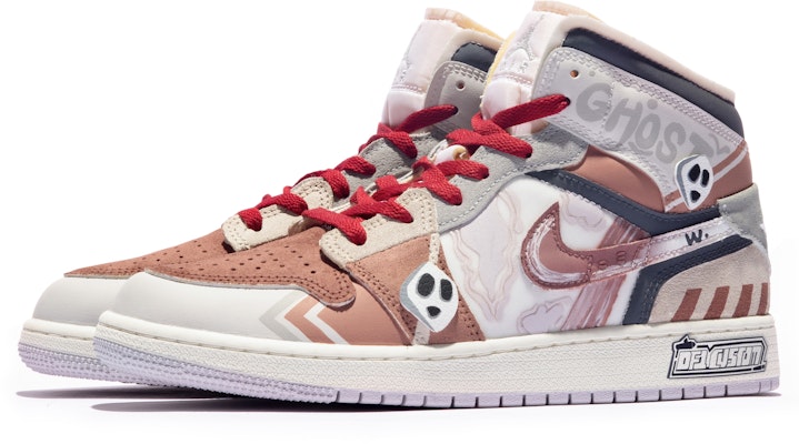 커스텀 에어 조던 1 미드 SE 크래프트 '다빈치 고스트 그래피티' DQ3726-100(TeamM-女款幽灵来袭S-BOX) Lookbook 커스텀 에어 조던 1 미드 SE 크래프트 '다빈치 고스트 그래피티' DQ3726-100(TeamM-女款幽灵来袭S-BOX)