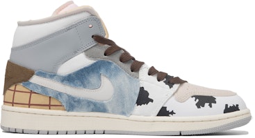 커스텀 에어 조던 1 미드 SE 크래프트 '다빈치 블루 화이트' DM9652-100(TeamM-男款西部牛仔S-BOX) Lookbook 커스텀 에어 조던 1 미드 SE 크래프트 '다빈치 블루 화이트' DM9652-100(TeamM-男款西部牛仔S-BOX)