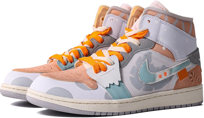 カスタムAJ1ミッドSE クラフト "ダヴィンチ青灰橙" DQ3726-100(TeamM-女款诞愿S-BOX) Shop カスタムAJ1ミッドSE クラフト "ダヴィンチ青灰橙" DQ3726-100(TeamM-女款诞愿S-BOX)