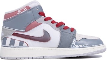 【カスタムシューズ】エアジョーダン1ミッドSEクラフト『グレー レッド ダヴィンチ』 DQ3726-100(TeamM-女款复古机能) Order 【カスタムシューズ】エアジョーダン1ミッドSEクラフト『グレー レッド ダヴィンチ』 DQ3726-100(TeamM-女款复古机能)