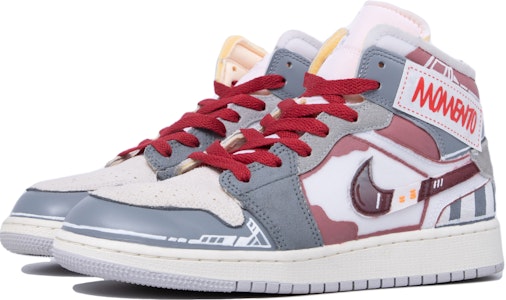 【カスタムシューズ】エアジョーダン1ミッドSEクラフト『グレー レッド ダヴィンチ』 DQ3726-100(TeamM-女款复古机能) Lookbook 【カスタムシューズ】エアジョーダン1ミッドSEクラフト『グレー レッド ダヴィンチ』 DQ3726-100(TeamM-女款复古机能)