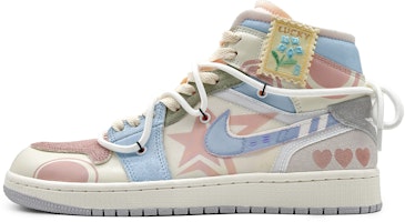 【定制鞋款】Air Jordan 1 Mid SE Craft '靛蓝几何图案' DM9652-100(Team16-男款星之卡比蓝) Buy 【定制鞋款】Air Jordan 1 Mid SE Craft '靛蓝几何图案' DM9652-100(Team16-男款星之卡比蓝)