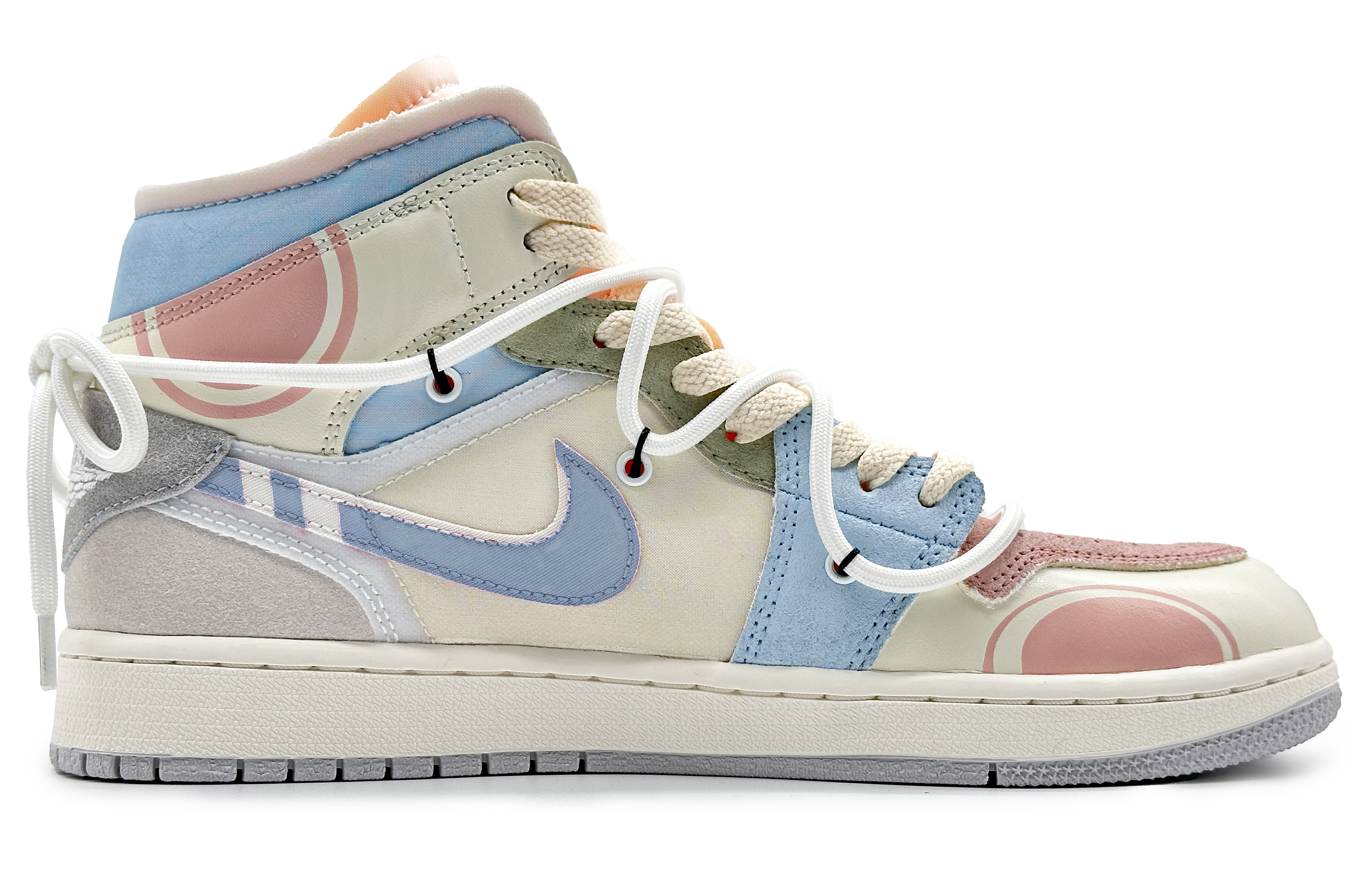 Order 【定制鞋款】Air Jordan 1 Mid SE Craft '靛蓝几何图案' DM9652-100(Team16-男款星之卡比蓝)
