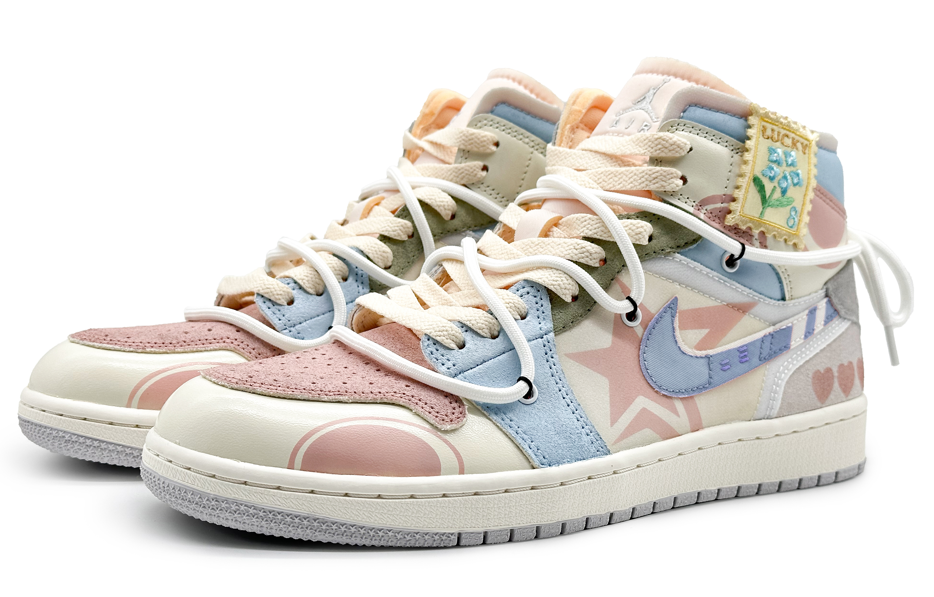 Lookbook 【定制鞋款】Air Jordan 1 Mid SE Craft '靛蓝几何图案' DM9652-100(Team16-男款星之卡比蓝)